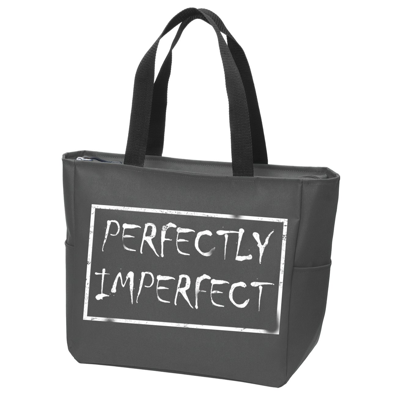 Perfectly Imperfect Zip Tote Bag