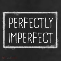 Perfectly Imperfect Funny Statement  Garment-Dyed Fleece Hoodie