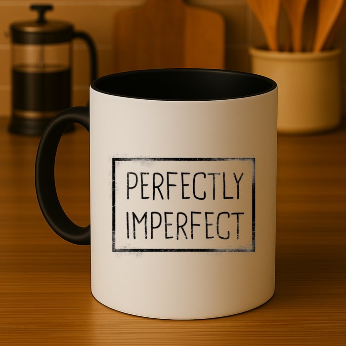Perfectly Imperfect Funny Statement  Coffee Mug
