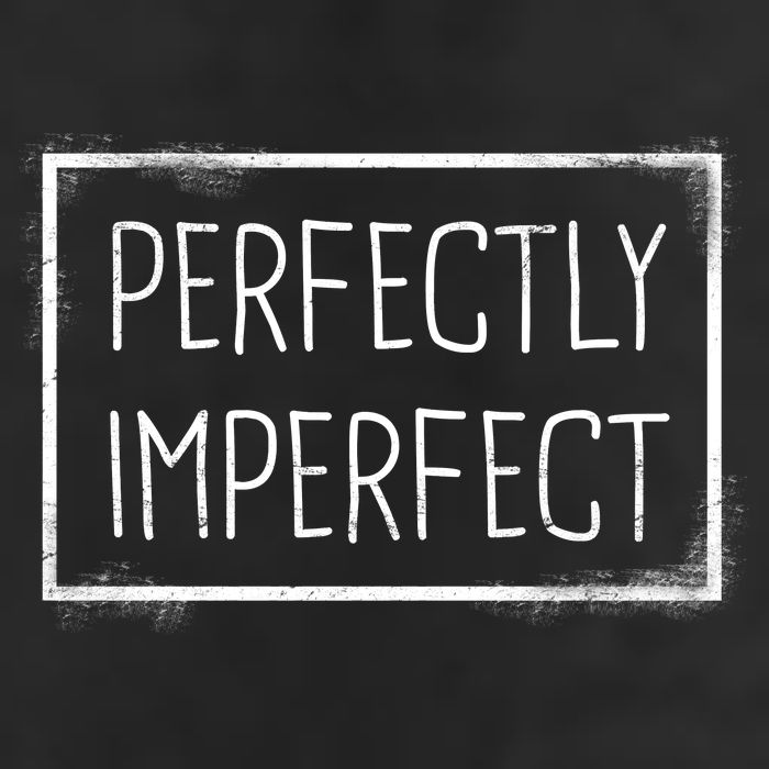 Perfectly Imperfect Funny Statement  Golf Towel