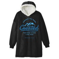 Perhaps You Were Created Bible Verse Hooded Wearable Blanket