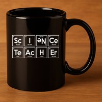 Periodic Science Teacher 11oz C Handle Ceramic Mug