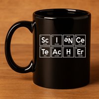 Periodic Science Teacher 11oz C Handle Ceramic Mug