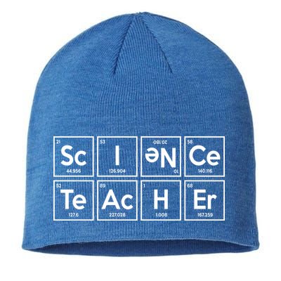 Periodic Science Teacher Sustainable Beanie