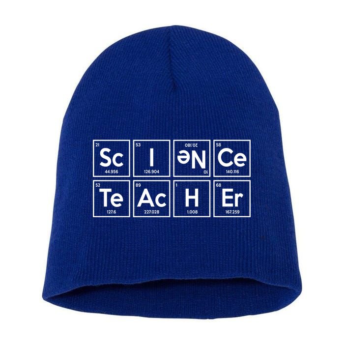 Periodic Science Teacher Short Acrylic Beanie