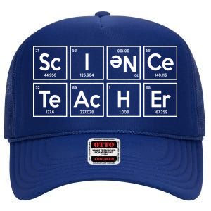 Periodic Science Teacher High Crown Mesh Back Trucker Hat