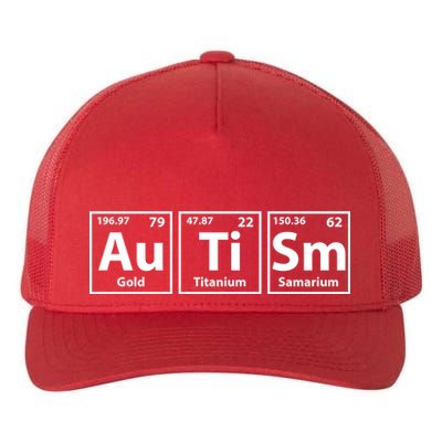 Periodic Table Autism Awareness Yupoong Adult 5-Panel Trucker Hat