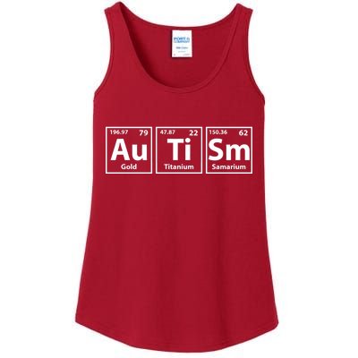 Periodic Table Autism Awareness Ladies Essential Tank