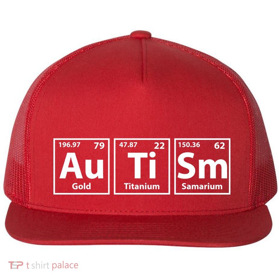 Periodic Table Autism Awareness Flatbill Hat