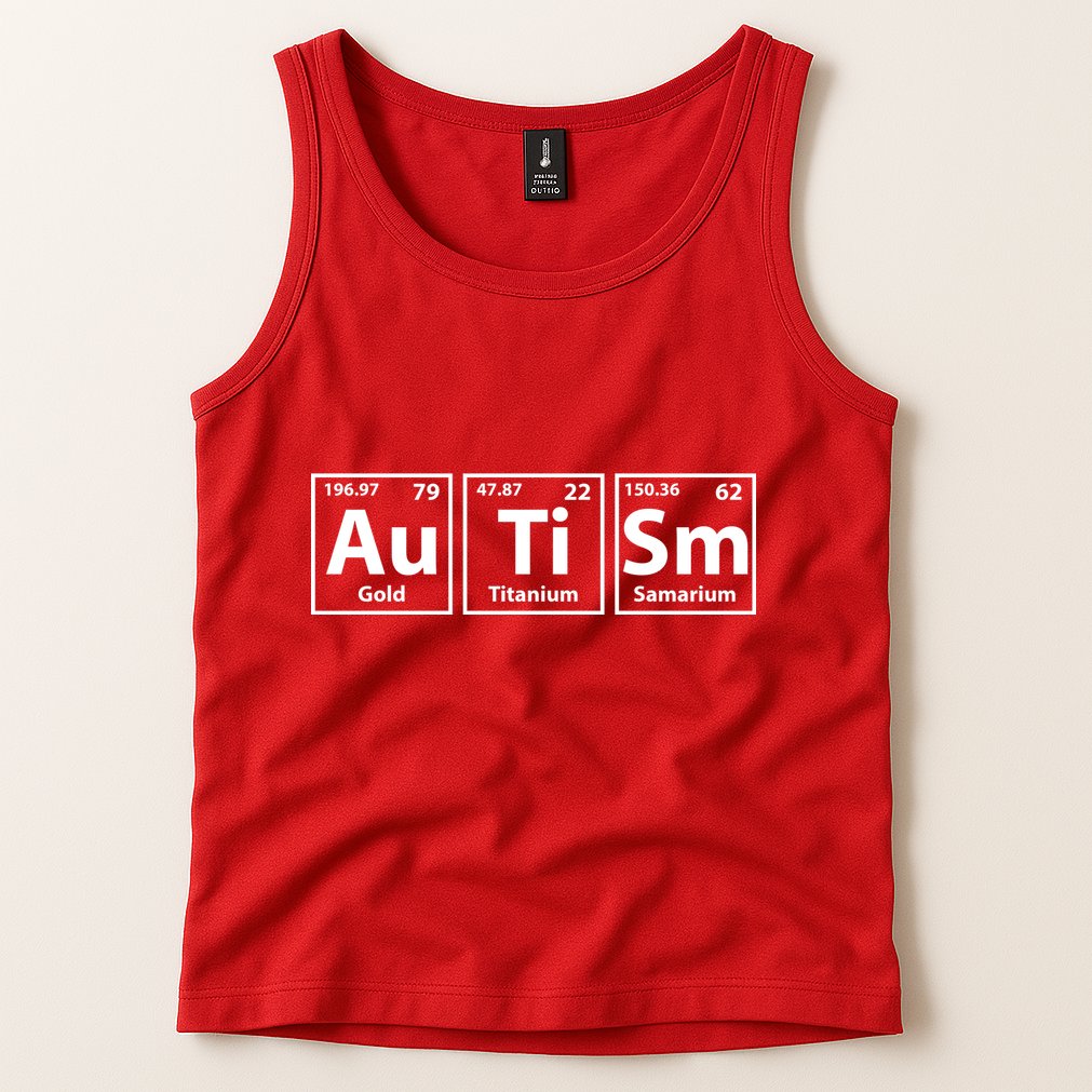 Periodic Table Autism Awareness Tank Top