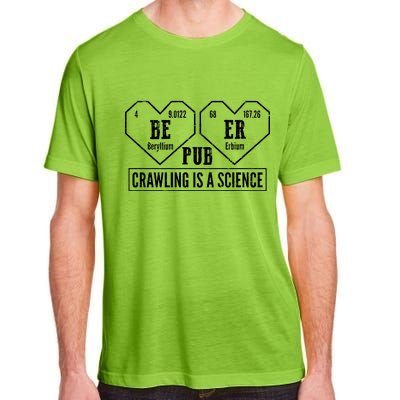 Periodic Table Beer Pub Crawling Is A Science Adult ChromaSoft Performance T-Shirt