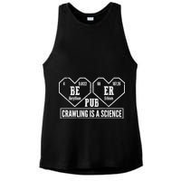 Periodic Table Beer Pub Crawling Is A Science Ladies PosiCharge Tri-Blend Wicking Tank