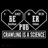 Periodic Table Beer Pub Crawling Is A Science Crop Top