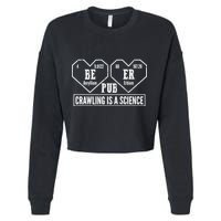 Periodic Table Beer Pub Crawling Is A Science Cropped Pullover Crew