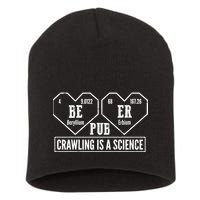 Periodic Table Beer Pub Crawling Is A Science Short Acrylic Beanie