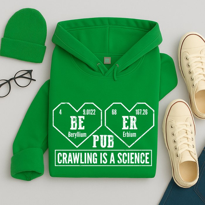 Periodic Table Beer Pub Crawling Is A Science Hoodie
