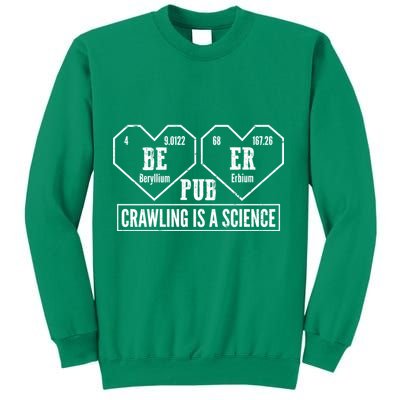 Periodic Table Beer Pub Crawling Is A Science Sweatshirt