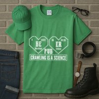 Periodic Table Beer Pub Crawling Is A Science Tall T-Shirt