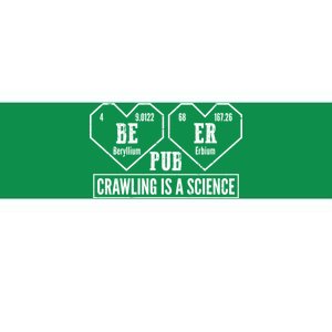 Periodic Table Beer Pub Crawling Is A Science Bumper Sticker