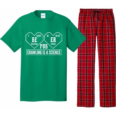 Periodic Table Beer Pub Crawling Is A Science Pajama Set