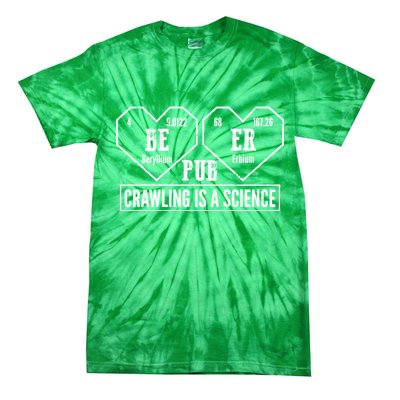 Periodic Table Beer Pub Crawling Is A Science Tie-Dye T-Shirt