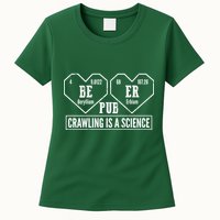 Periodic Table Beer Pub Crawling Is A Science Womens T-Shirt