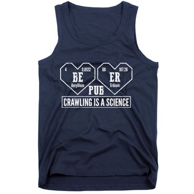 Periodic Table Beer Pub Crawling Is A Science Tank Top