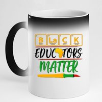 Periodic Table Black Educators Matter 11oz Black Color Changing Mug