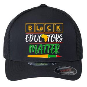 Periodic Table Black Educators Matter Flexfit Unipanel Trucker Cap