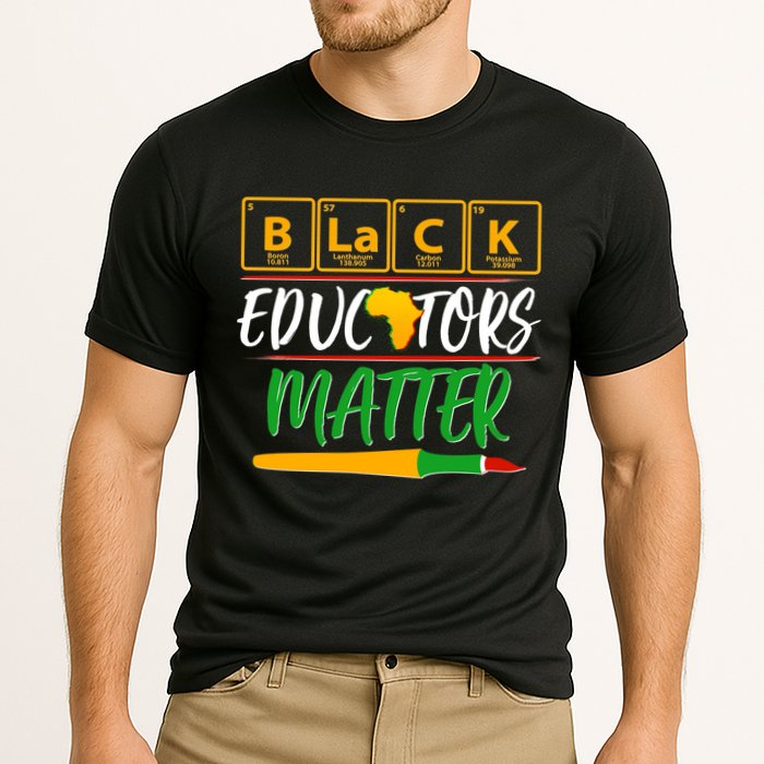 Periodic Table Black Educators Matter Cooling Performance Crew T-Shirt