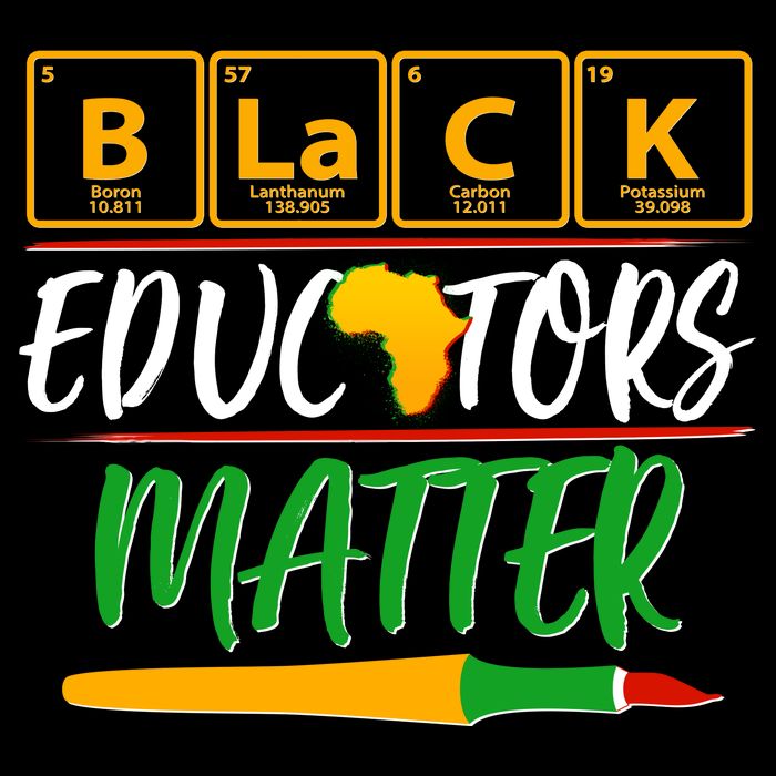 Periodic Table Black Educators Matter Cooling Performance Crew T-Shirt