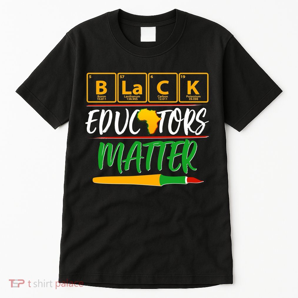 Periodic Table Black Educators Matter Tall T-Shirt