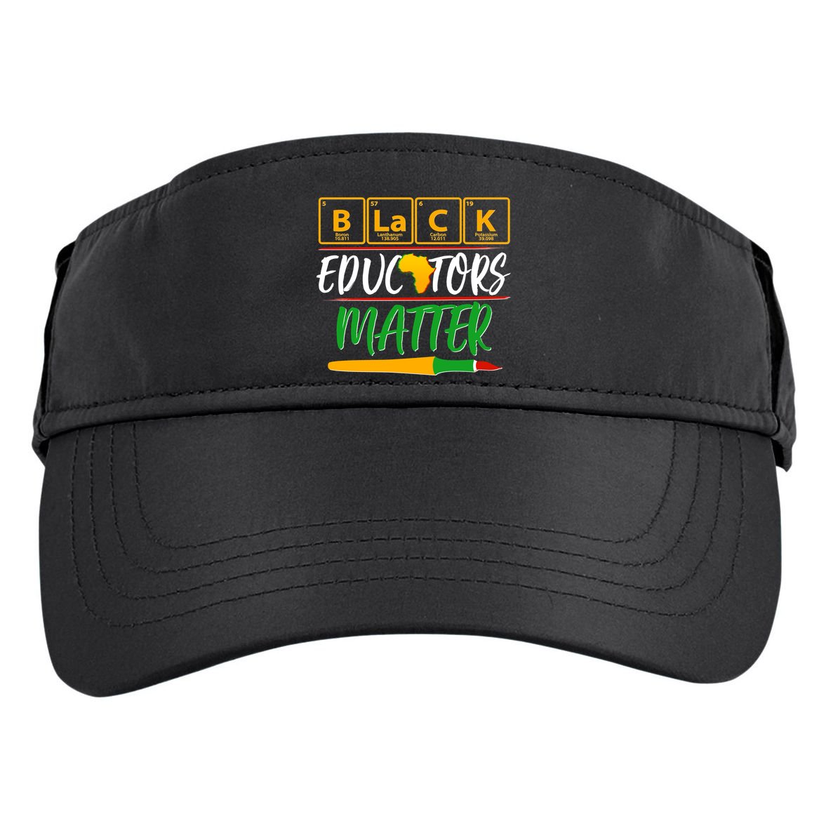 Periodic Table Black Educators Matter Adult Drive Performance Visor