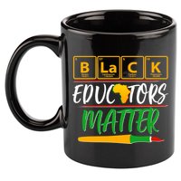 Periodic Table Black Educators Matter 11oz C Handle Ceramic Mug