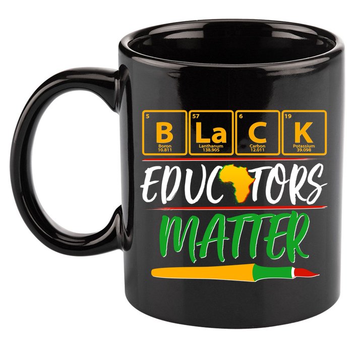 Periodic Table Black Educators Matter 11oz C Handle Ceramic Mug
