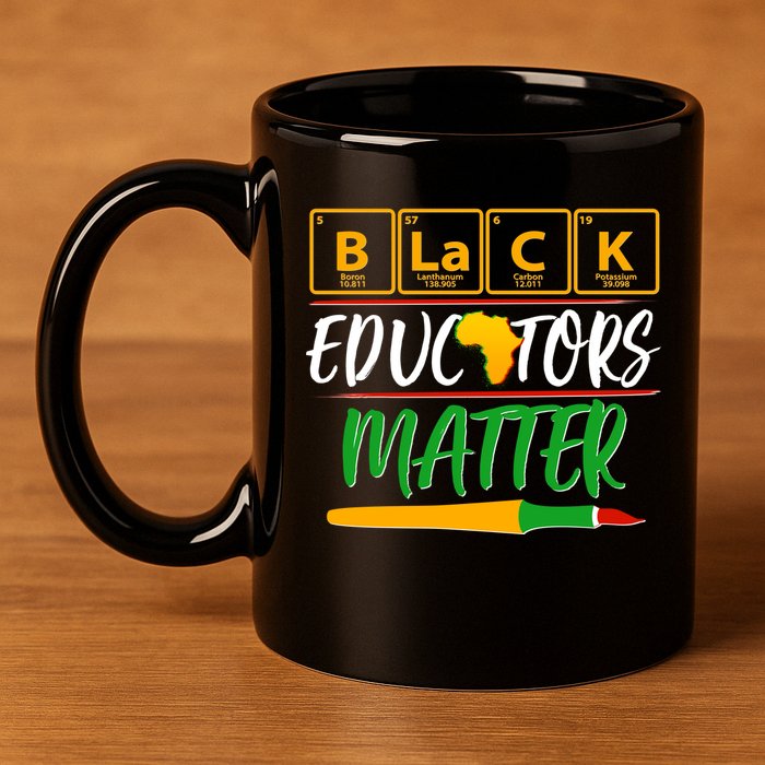 Periodic Table Black Educators Matter 11oz C Handle Ceramic Mug