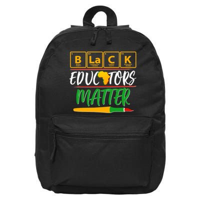 Periodic Table Black Educators Matter 16 in Basic Backpack