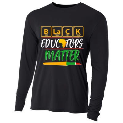 Periodic Table Black Educators Matter Cooling Performance Long Sleeve Crew