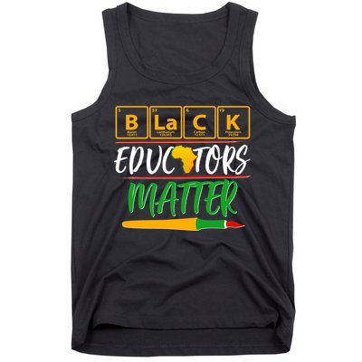 Periodic Table Black Educators Matter Tank Top