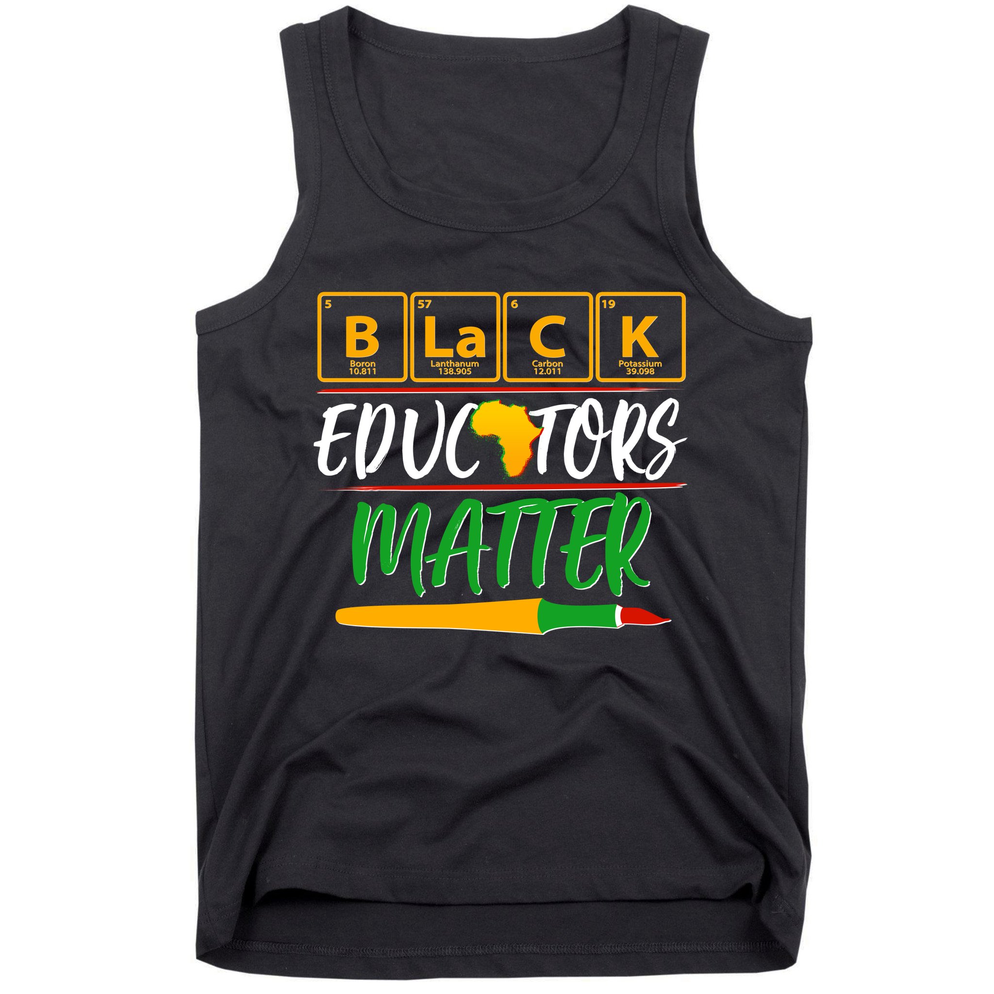 Periodic Table Black Educators Matter Tank Top