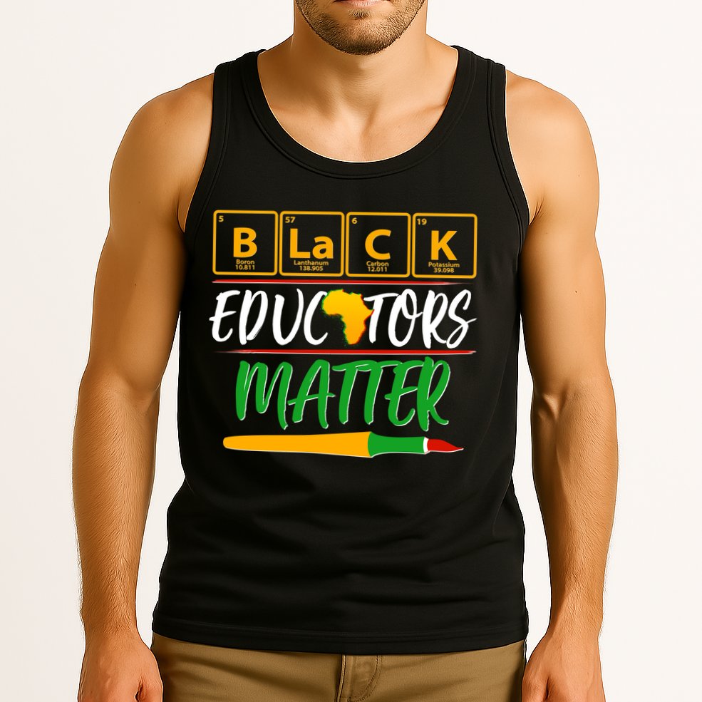 Periodic Table Black Educators Matter Tank Top