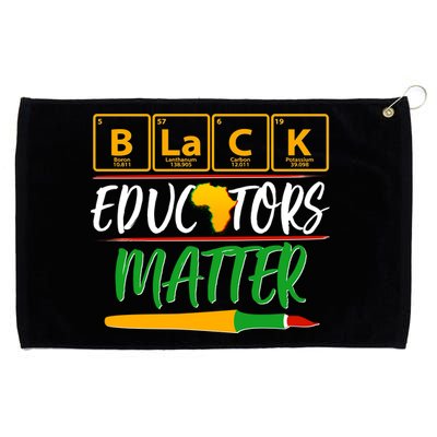 Periodic Table Black Educators Matter Grommeted Golf Towel