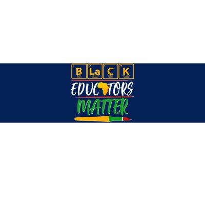 Periodic Table Black Educators Matter Bumper Sticker