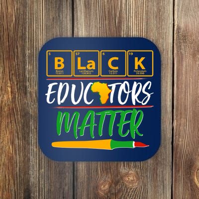 Periodic Table Black Educators Matter Coaster