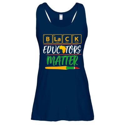 Periodic Table Black Educators Matter Ladies Essential Flowy Tank