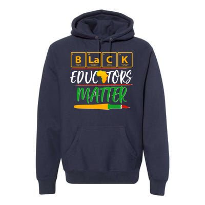 Periodic Table Black Educators Matter Premium Hoodie