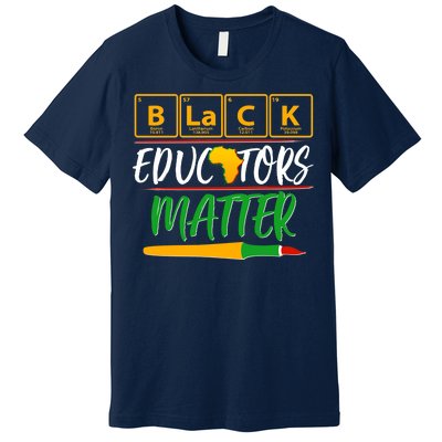 Periodic Table Black Educators Matter Premium T-Shirt