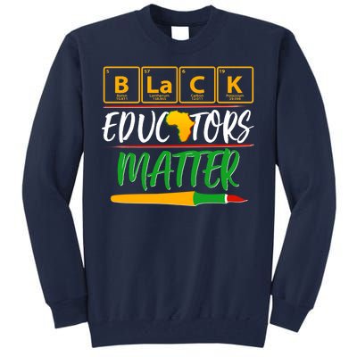 Periodic Table Black Educators Matter Tall Sweatshirt