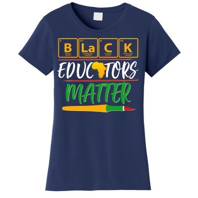 Periodic Table Black Educators Matter Women's T-Shirt