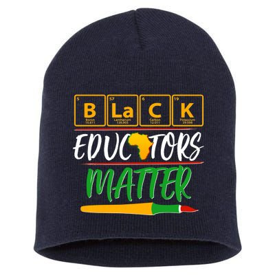 Periodic Table Black Educators Matter Short Acrylic Beanie